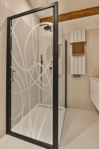 Pannello in vetro con sabbiatura - GRANDS ARCS - Infiniglass - strutturale / decorato / dipinto