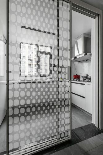Pannello in vetro con sabbiatura - POIS CARRÉS - Infiniglass - strutturale / decorato / colorato