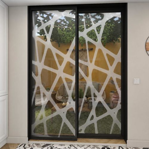 Pannello in vetro con sabbiatura - RÉSILLE MODERNE - Infiniglass - strutturale / laminato / decorato