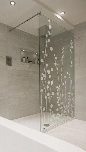 Pannello in vetro con sabbiatura - COTON - Infiniglass - strutturale / decorato / colorato