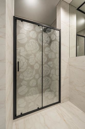 Pannello in vetro con sabbiatura - ROSAS - Infiniglass - strutturale / decorato / trasparente