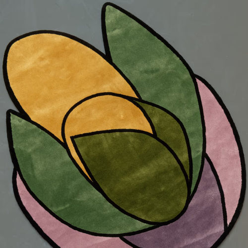 Tappeto contemporaneo - LOTUS - L'Atelier Bérengère Guénant - geometrico / in bambù / in seta