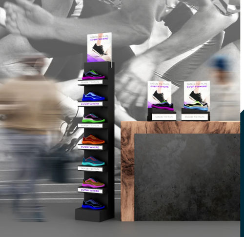 Espositore multiuso - NEXT  - VEP87 - per prodotti alimentari / per calzature / per fiera