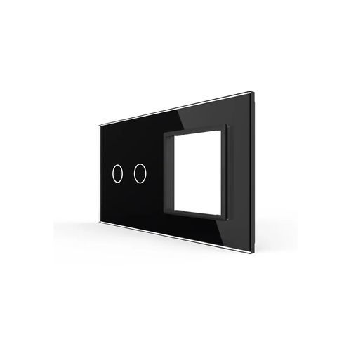 Supporto per prese elettriche multimediale - A-C2/SR-12B - LightON