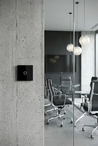 Interruttore tattile - PP-T01S-A12B - LightON - elettronico / ad incasso / in metallo