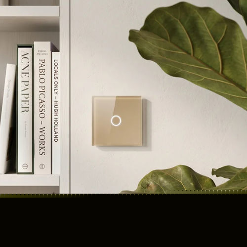 Interruttore tattile - PP-T01-A14B - LightON - ad incasso / con rivestimento in vetro temperato / design minimalista
