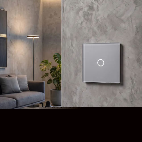 Interruttore tattile - PP-T01-A13B - LightON - ad incasso / in metallo / con rivestimento in vetro temperato