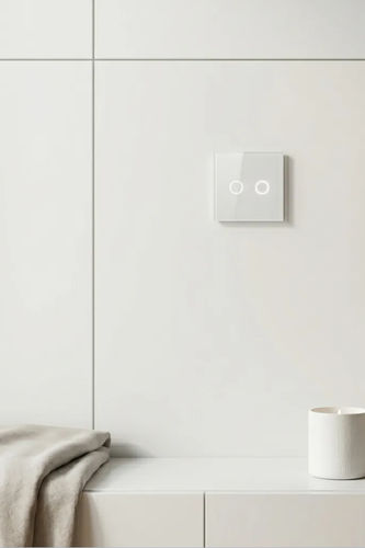 Interruttore tattile - T02S - LightON - elettronico / ad incasso / doppio