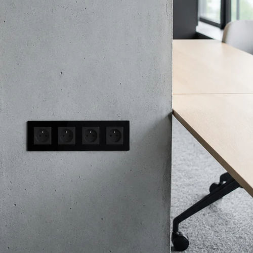 Supporto per prese elettriche - A-4SR-12B - LightON
