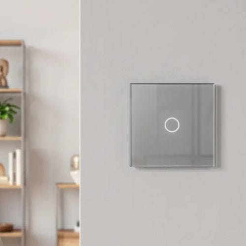Interruttore tattile - A-C1-13B - LightON - ad incasso / con rivestimento in vetro temperato / moderno