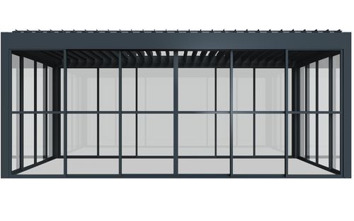 Pergola autoportante - AL-135-DE - ALUX Pergola - in alluminio / a lamelle orientabili / a motore