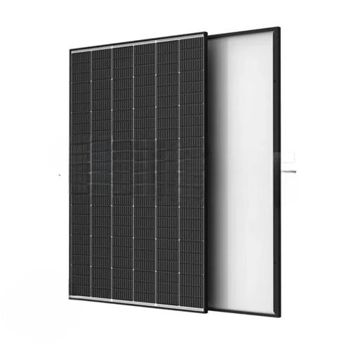 Pannello solare fotovoltaico monocristallino - 1264036 - V-TAC - per tetto / con telaio / black
