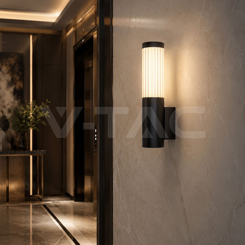 Applique contemporanea - 24311 - V-TAC - da interno / in acciaio inossidabile / tonda