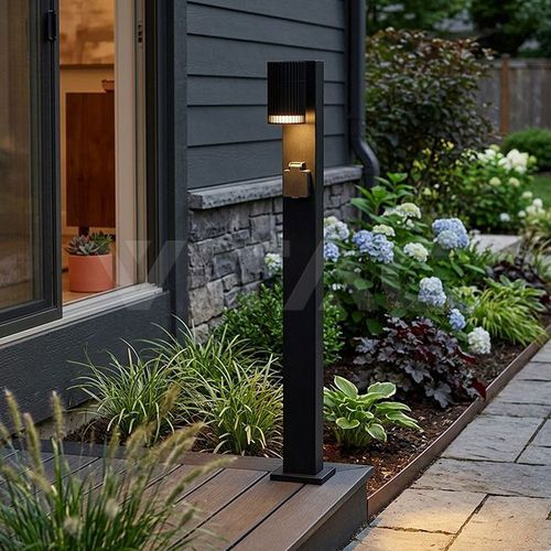 Lampioncino da giardino - 24310 - V-TAC - per spazio pubblico / contemporaneo / in alluminio