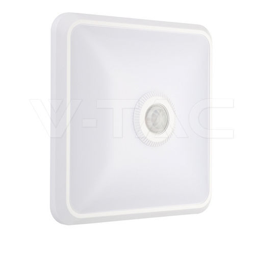 Plafoniera contemporanea - 234196 - V-TAC - quadrata / in PC / LED