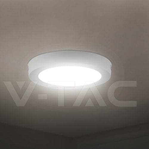 Plafoniera contemporanea - 78736 - V-TAC - rotonda / in plastica / LED
