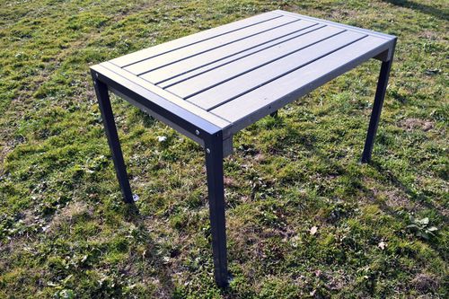 Tavolo contemporaneo - G&D - Urban'Ex - in materiale riciclato / rettangolare / 100% riciclato