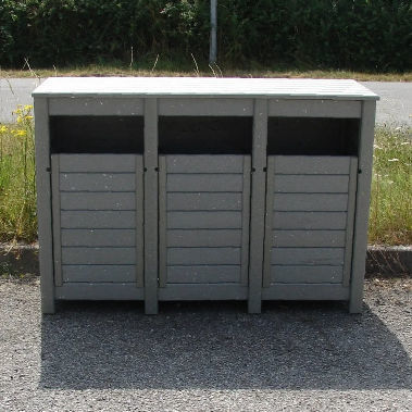 Portarifiuti in metallo - PCT-3 - Urban'Ex - da esterno / per raccolta differenziata / da appoggio