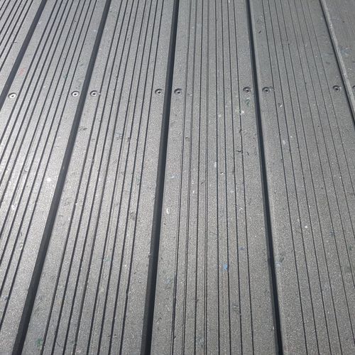 Listone per esterno in plastica riciclata - LTR-300 - Urban'Ex - grigio / marrone / da giardino