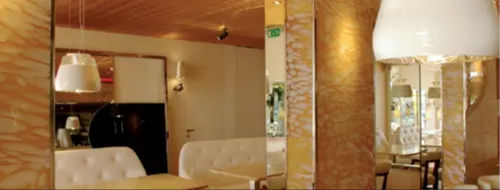 Pannello in vetro laminato - ART GLASS&reg; BARIO - Saint Gobain Glass France - soffiato / specchio / variopinto