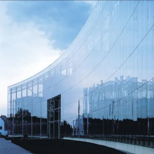 Pannello in vetro di sicurezza - SECURIPOINT&reg; - Saint Gobain Glass France - strutturale / temprato / effetto specchio