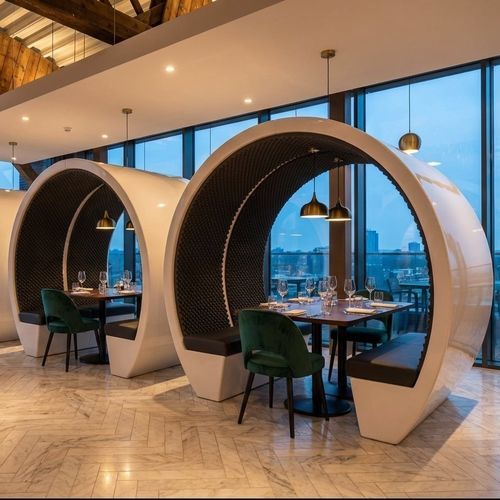 Ufficio POD modulabile - The meeting pod - acustico / con alimentazione elettrica / in espanso