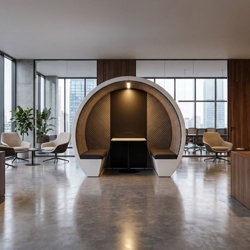 Ufficio POD con illuminazione integrata - The meeting pod - acustico / modulabile / USB