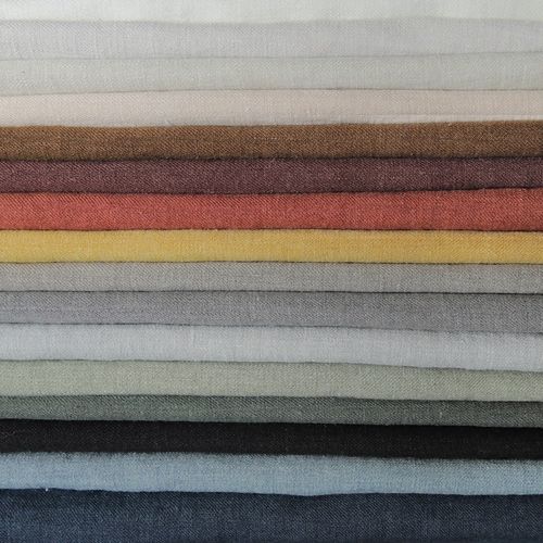Tessuto per tende a rullo - LINWOOL - BISSON BRUNEEL - a tinta unita / in lino / in lana