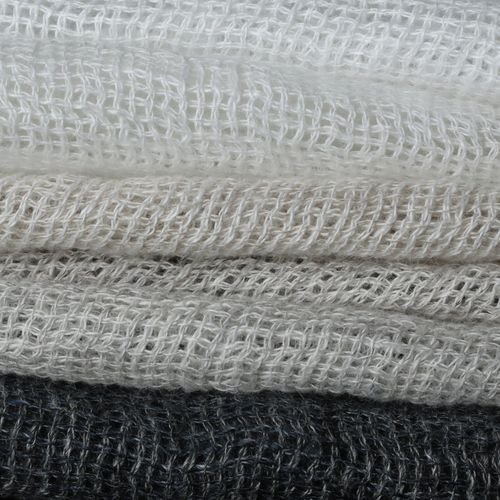 Tendina voile a tinta unita - Ibiza 0001 - BISSON BRUNEEL - in lino / lavabile / tessitura