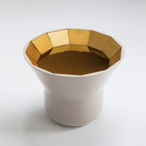 Tavolo d'appoggio contemporaneo - JOYA - BOSA - in ceramica / poligonale / per uso residenziale