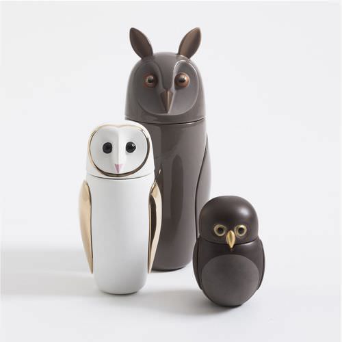 Vaso design originale - OWLS - BOSA - in ceramica