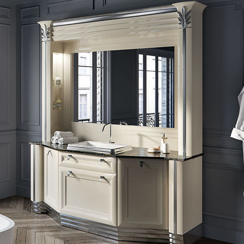Mobile lavabo da appoggio - EGO "CONCEPT" - BRUMMEL - in legno / in vetro / classico