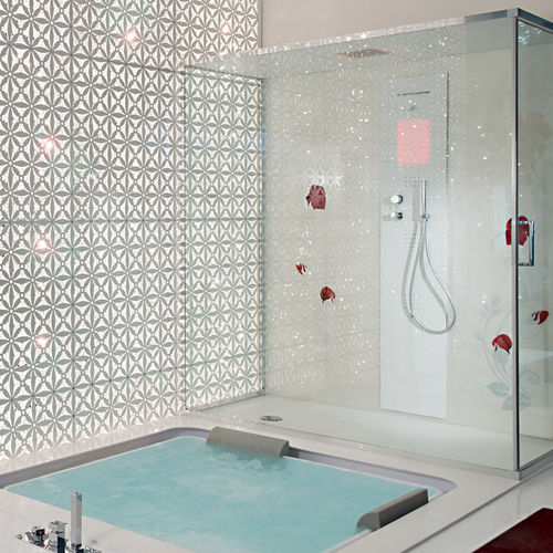 Bagno contemporaneo - WELLNESS - BRUMMEL - in marmo / in acciaio
