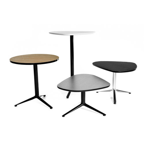 Tavolino contemporaneo - KEI - BULO - in MDF / in acciaio / con supporto in metallo