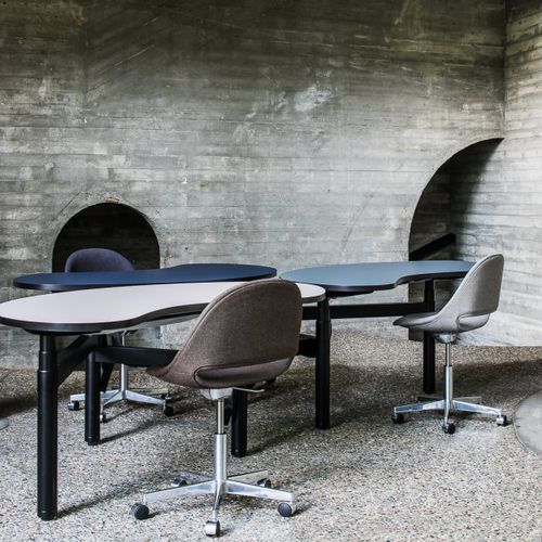 Scrivania per open space - SENSES - BULO - contemporanea / in melaminico / contract