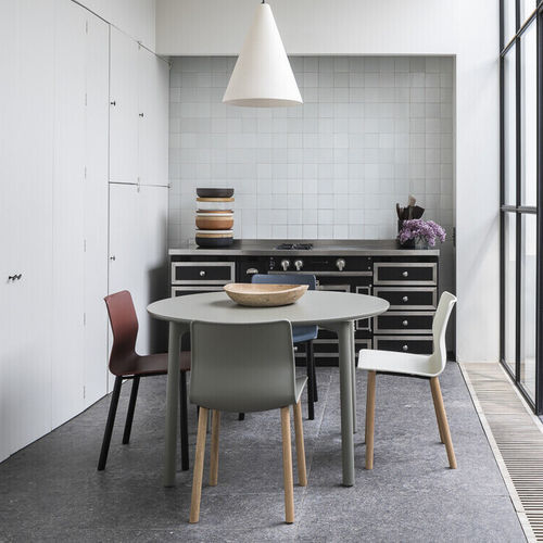 Sedia contemporanea - VVD - BULO - da interno / in legno / in plastica