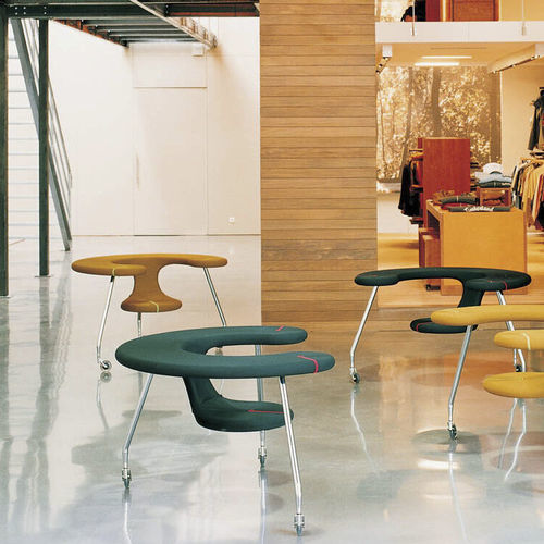 Sedia da ufficio design originale - EASY RIDER - BULO - da interno / in tessuto / imbottita