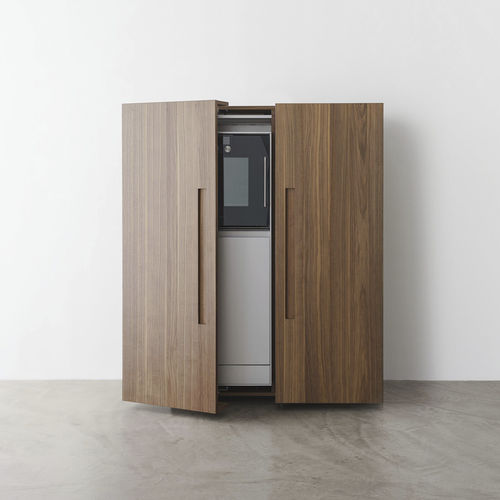 Mobile alto per cucina contemporaneo - b2 appliance - Bulthaup - in legno / per forno / per frigorifero