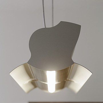 Cappa a isola - b2 - Bulthaup - a ricircolo / con illuminazione integrata / grigia