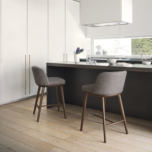 Sedia alta contemporanea - foyer - calligaris - da interno / in tessuto / con supporto in frassino