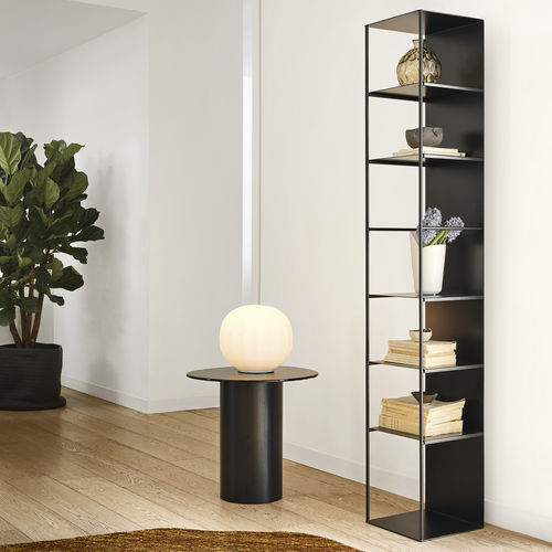 Libreria a muro - line - calligaris - contemporanea / in metallo verniciato / nera
