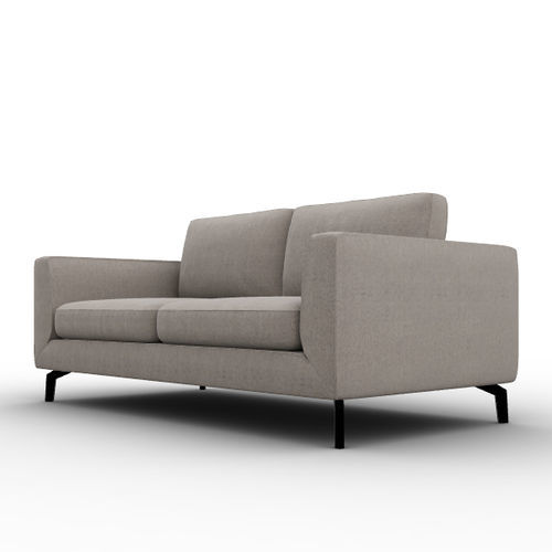 Divano modulare - carre' - calligaris - contemporaneo / in tessuto / in pelle