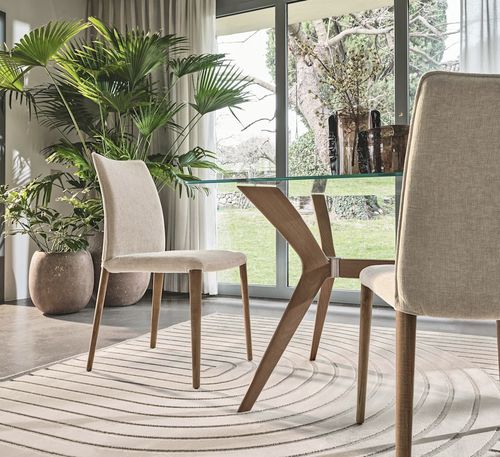 Sedia contemporanea - FAY  - calligaris - da interno / in pelle / in tessuto