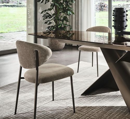 Sedia contemporanea - MANTA - calligaris - per interni / da sala / in metallo