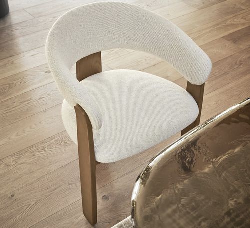 Poltrona contemporanea - ANTHEA - calligaris - in pelle / in tessuto / in frassino
