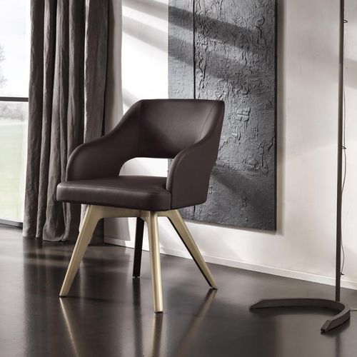 Sedia da pranzo design scandinavo - ADRIA - CANTORI - da interno / in tessuto / in velluto