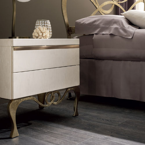 Comodino classico - J'ADORE - CANTORI - in legno / rettangolare / con cassetti