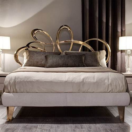 Letto matrimoniale - DOLCEVITA - CANTORI - contemporaneo / imbottito / in tessuto