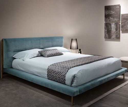 Letto matrimoniale - SHANGHAI - CANTORI - contemporaneo / imbottito / con testiera