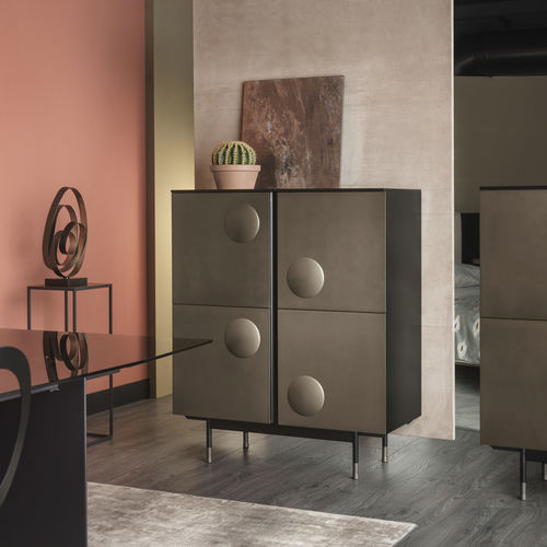 Mobile bar contemporaneo - MELODY - CANTORI - in legno / marrone